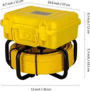 Inscamera WP9608 Sewer Camera for Pipe Snake Cam Chimney Video Inspection, DVR 16GB SD Card LED Lights 1080P HD 9