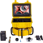 Inscamera WP9608 Sewer Camera for Pipe Snake Cam Chimney Video Inspection, DVR 16GB SD Card LED Lights 1080P HD 9