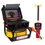 Inscamera WF9607F Sewer Camera, 10.1-inch HD 1080P Pipe Inspection Camera With Distance Counter Keyboard DVR Recorder 23MM Sapphire Lens