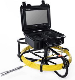 Inscamera WP9600 Sewer Camera, 9-inch HD 1080P Snake Drain Waterproof Pipe Drain Inspection Camera for Home Wall Duct Drain Pipe Plumbing