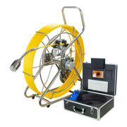 Inscamera H2L Sewer Camera, Large Frame Pipe Inspection Camera With Keyboard, Stainless Steel Pulley Winding Car, HD 1080P 9MM Thick Cable Pipe Internal Detector, Camera Meter Counter Video