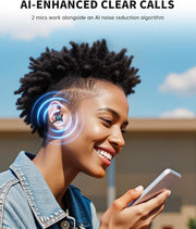 Open Ear Earbuds, Clip-On Earbuds Wireless Bluetooth, Ear Clip Bluetooth Headphones, Lightweight Comfort, Ergonomic Secure Fit for Small Ears, Ultra Open Audio, Waterproof, 40H Playtime