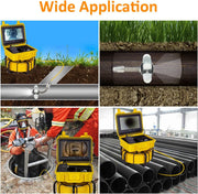 Inscamera WP9608 Sewer Camera for Pipe Snake Cam Chimney Video Inspection, DVR 16GB SD Card LED Lights 1080P HD 9
